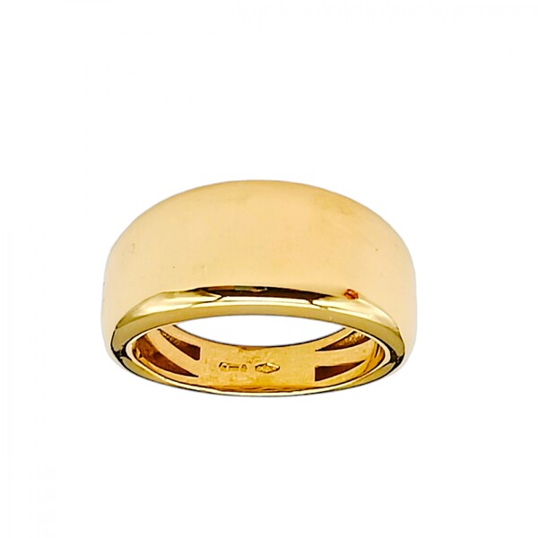 Anillo Liso-Oro bajo-Sin Piedra-AN8207 sinpiedra