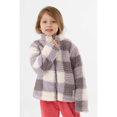 Campera infantil checks Lila