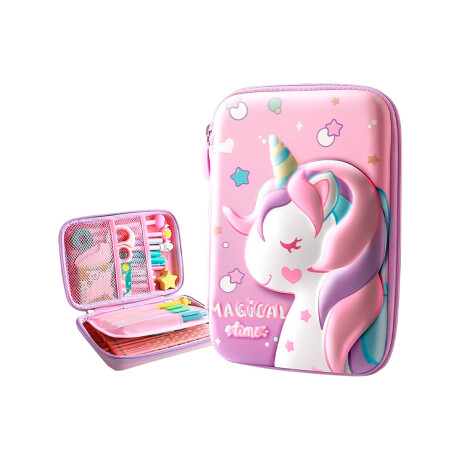 Cartuchera Rigida Escolar Infantil Brio Organizadora - Unicornio Cartuchera Rigida Escolar Infantil Brio Organizadora - Unicornio