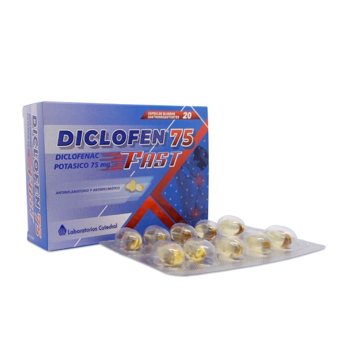 DICLOFEN 75 FAST CAJA X 20 CAPS BLANDAS única