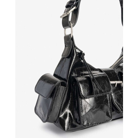 Cartera Baguette Multipocket Negro