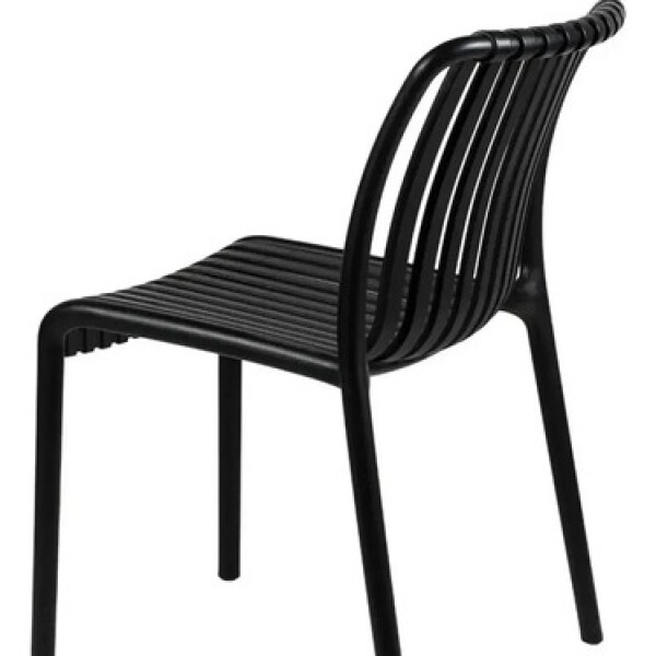 Silla Comedor Cocina Vetro Isabelini Interior Exterior Negro 1