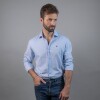 Camisa Point Celeste