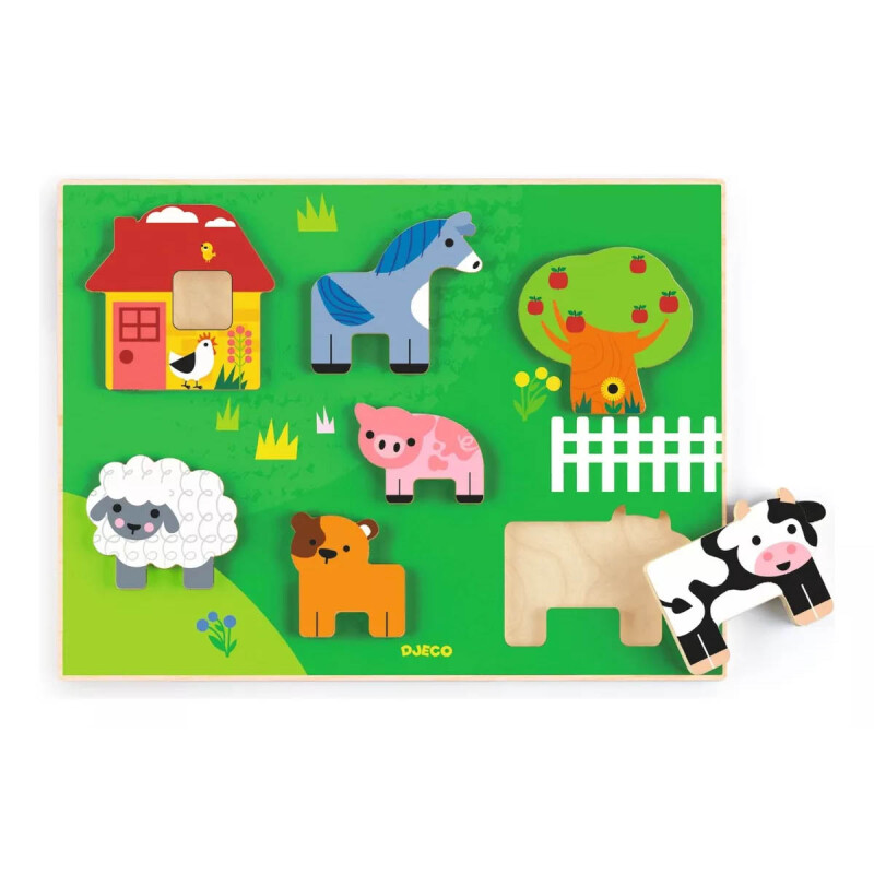 Puzzle en relieve Farm Story Djeco Puzzle en relieve Farm Story Djeco