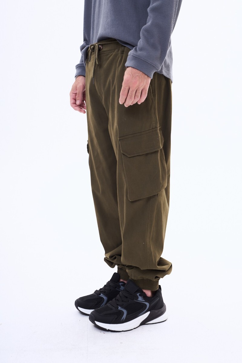 Pantalon de gabardina Rocha Verde