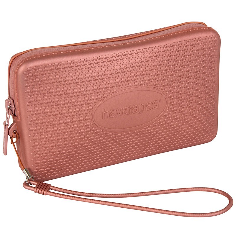 Mini Bolso Havaianas Metálico Rosado