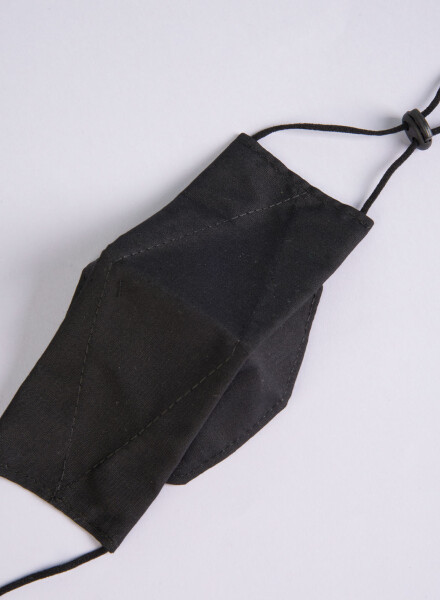 Tapaboca con elastico ajustable Negro