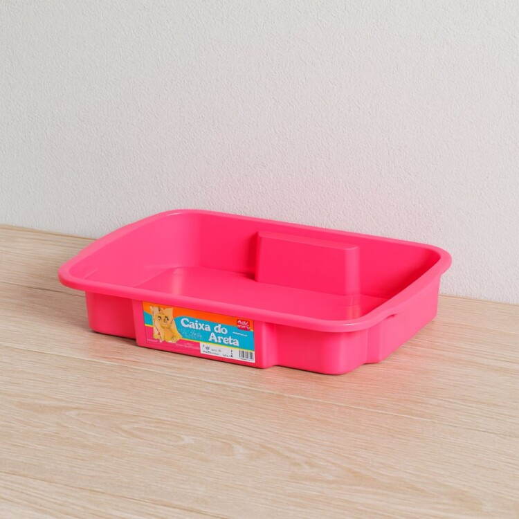 BANDEJA SANITARIA PARA MASCOTA 10 LITROS ROSA