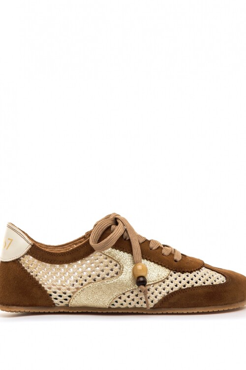 Zapatilla Roble / Platino Camel