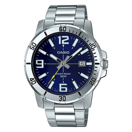 Reloj CASIO MTPVD01D-2BVUDF Cuero Azul Esfera 44mm 0