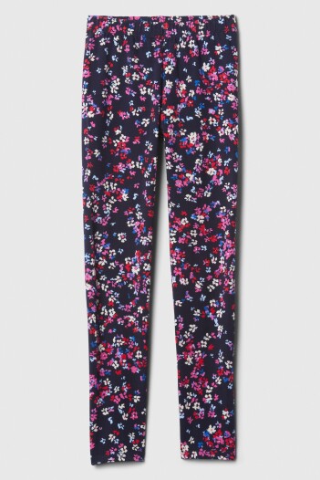 Calza Estampada Niña Navy Floral