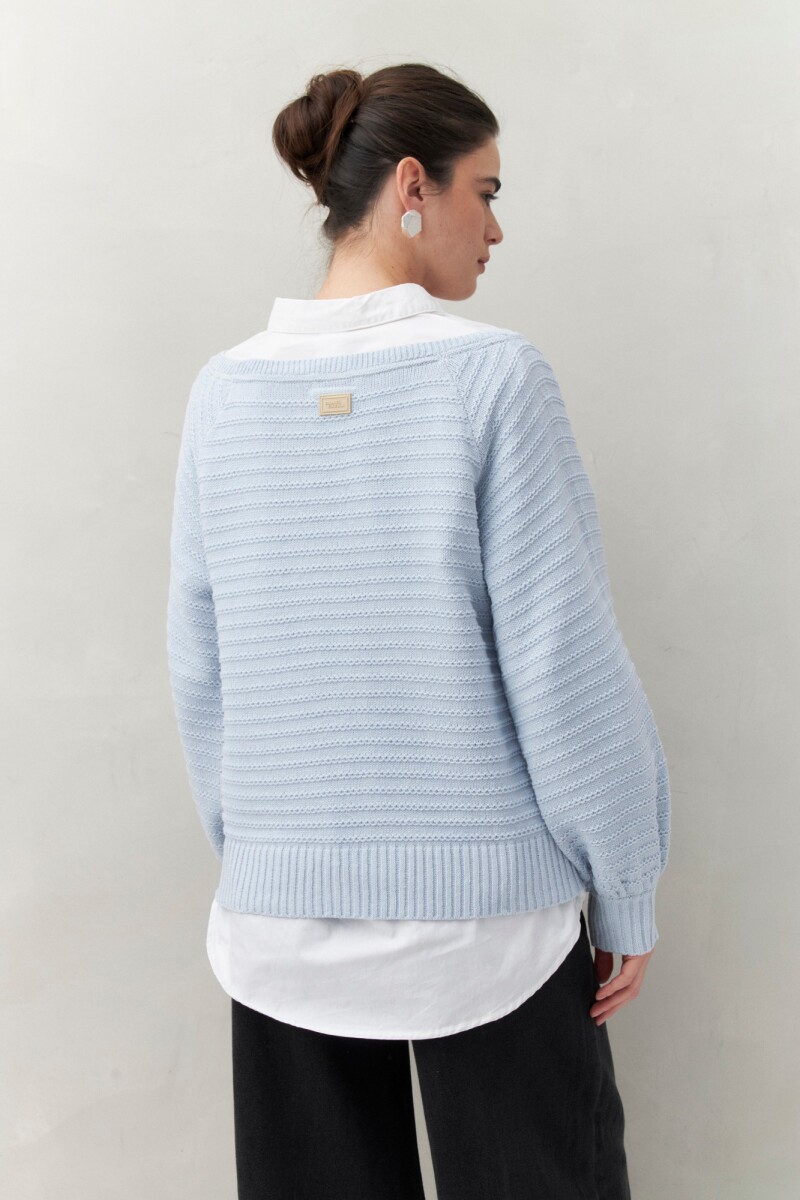 SWEATER GRETEL Celeste