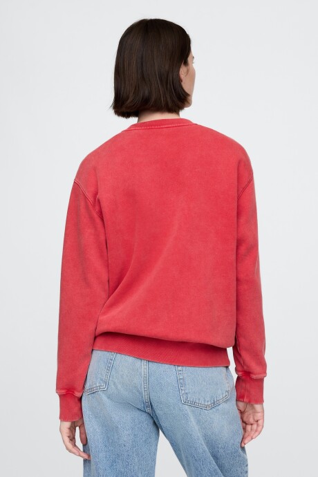 Buzo Deportivo Sin Felpa Logo Gap Mujer Modern Red Logo