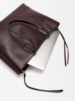 Bolso Para Portátil Lisa Hasta 15" burdeos