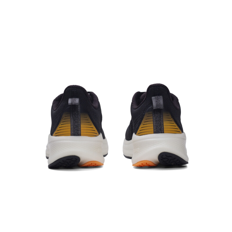 Zapatillas Running Quickfoam Infinity 4.0 Hombre Obsidian Black/papaya Milkshake