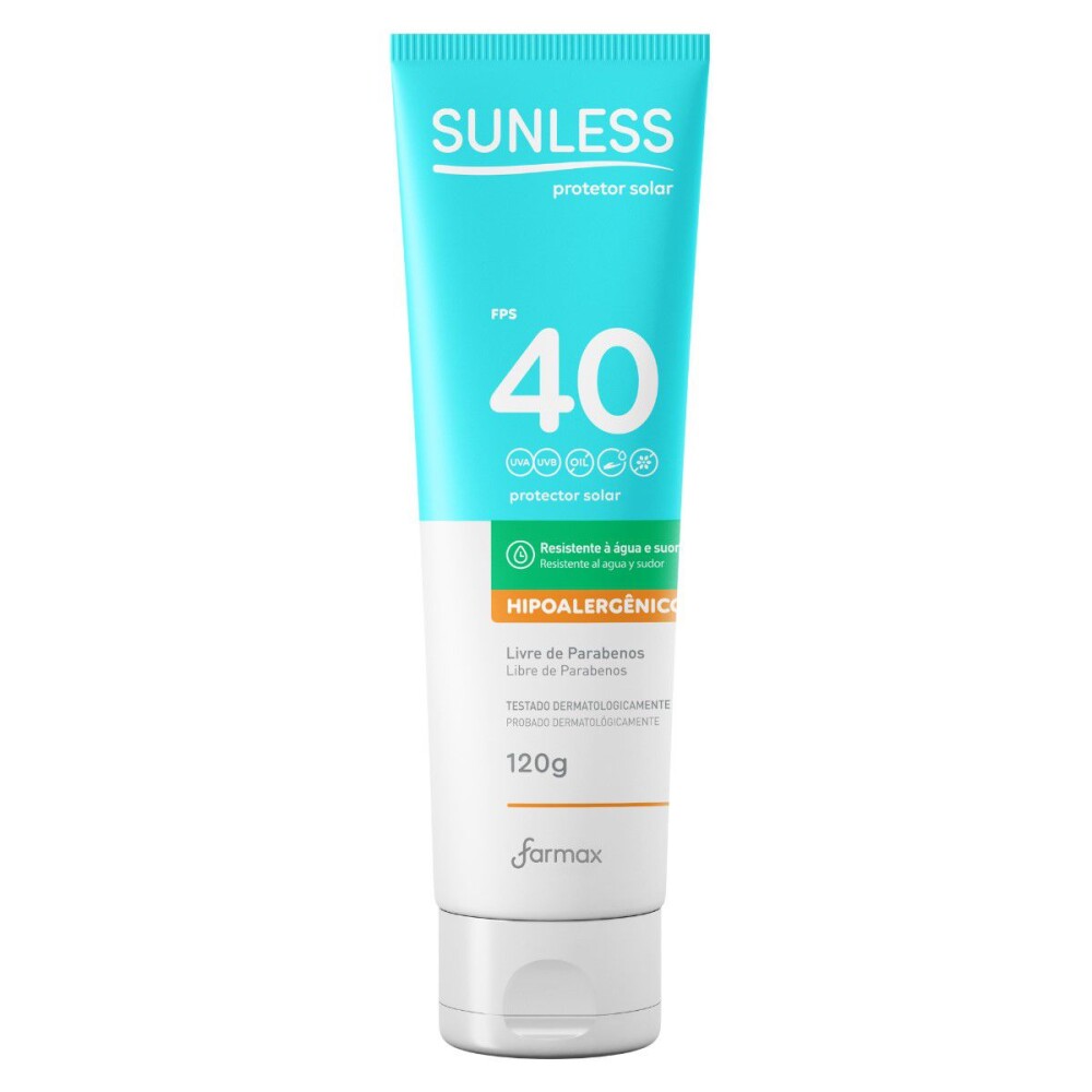 SUNLESS PROTECTOR SOLAR FPS40 X 120 GR única