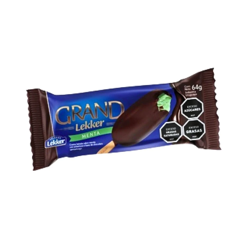 Helado Grand Menta y Choco Semi Amargo Lekker - 64 g Helado Grand Menta y Choco Semi Amargo Lekker - 64 g