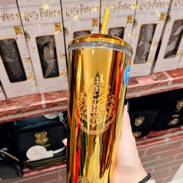 Vaso Hogwarts 800ml dorado