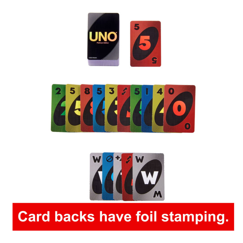 UNO Platinum Edition Mattel UNO Platinum Edition Mattel