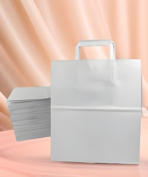 Pack x 50 - bolsa lisa 26x16x30 cm. BLANCO