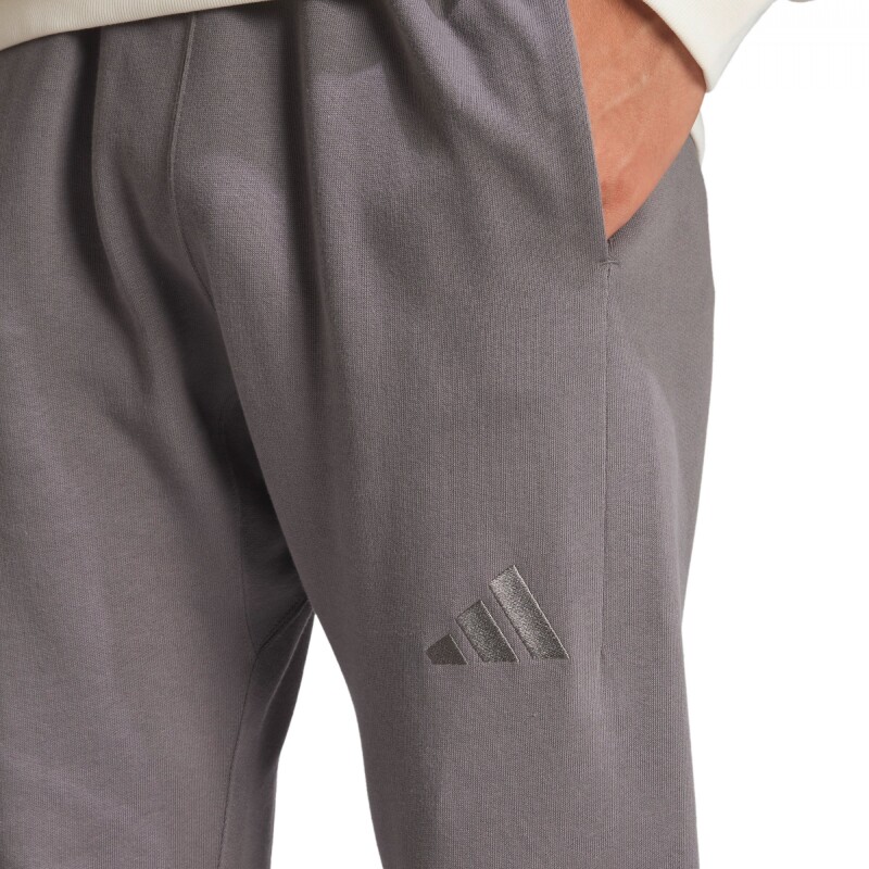 Pantalón Largo ALL SZN French Terry Regular Tapered de Hombre Gris