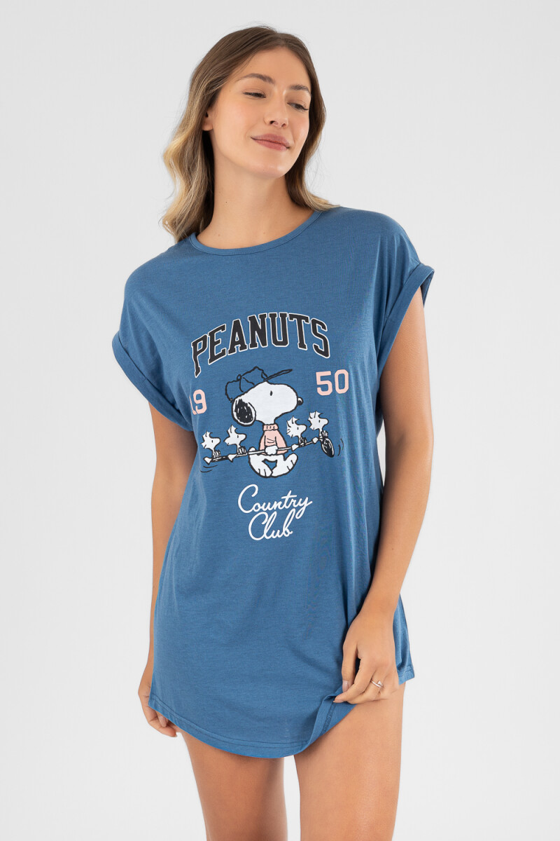 Snoopy country golf Azul piedra