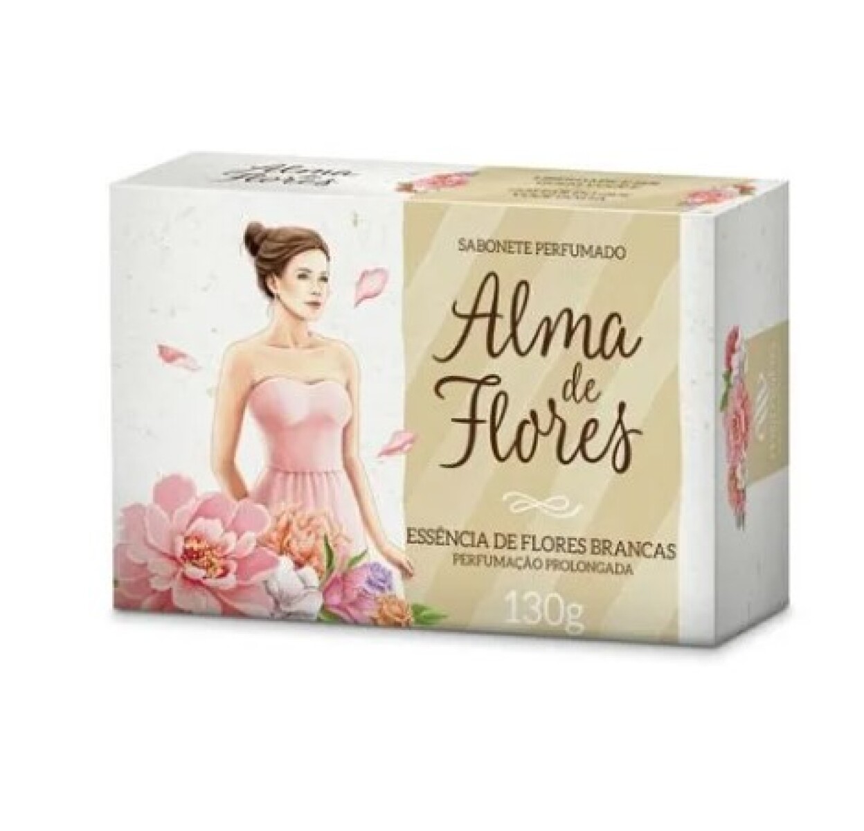 Alma de Flores jabón 130 g - Esencia de Flores Blancas 