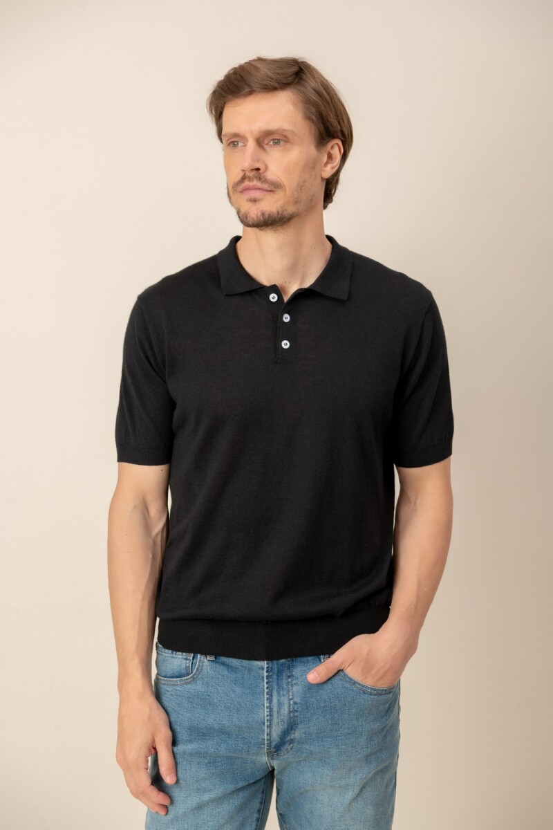 Remera lino Cuck - Negro 