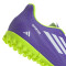 Championes de Niños Adidas Futbol 5 III TF Púrpura - Blanco - Amarillo Limon