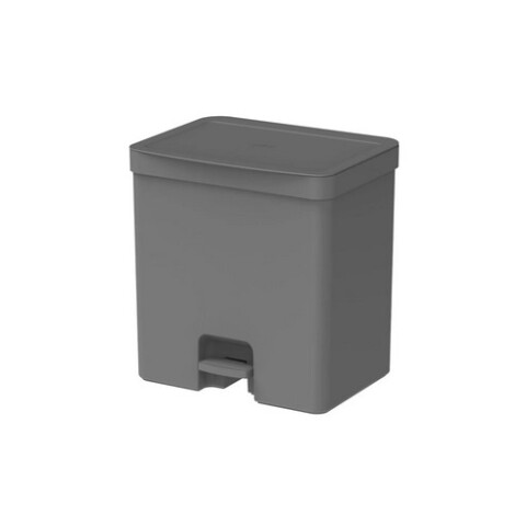 Papelera con pedal 20L Gris