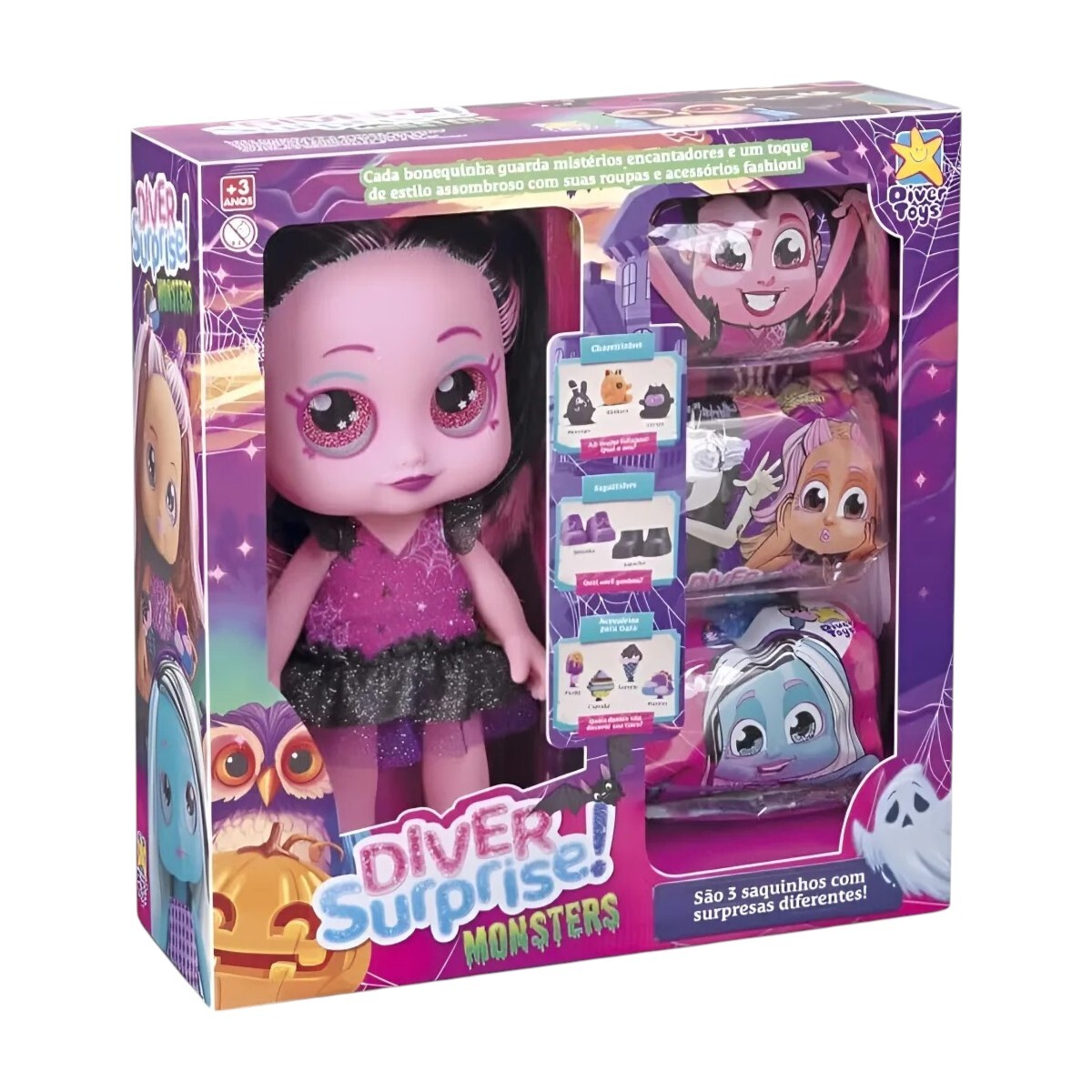 Juego de Sorpresas Diver Surprise Monster Fashion 