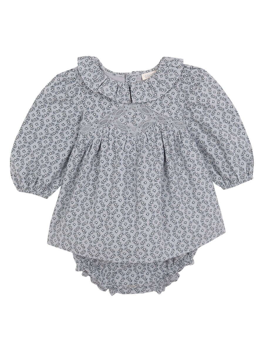 Vestido Flores Azul Nuevo