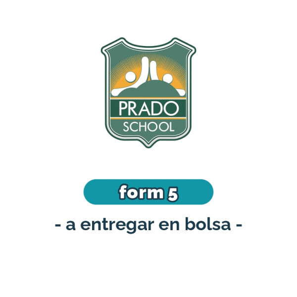 Lista de materiales - Primaria Form 5 materiales en bolsa Prado School Única