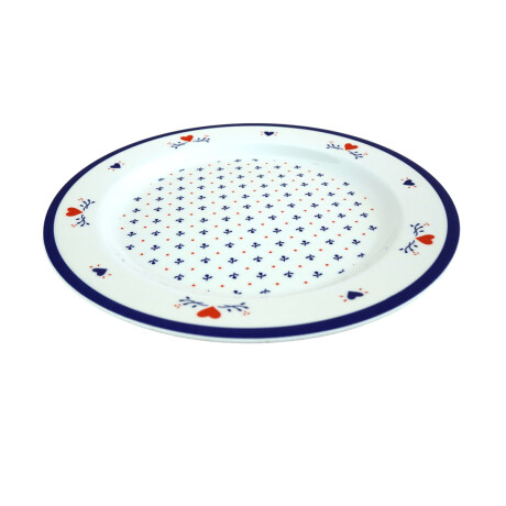 PLATO LLANO MELAMINA LINEA CORAZON 25X1.7CM 120GR PLATO LLANO MELAMINA LINEA CORAZON 25X1.7CM 120GR