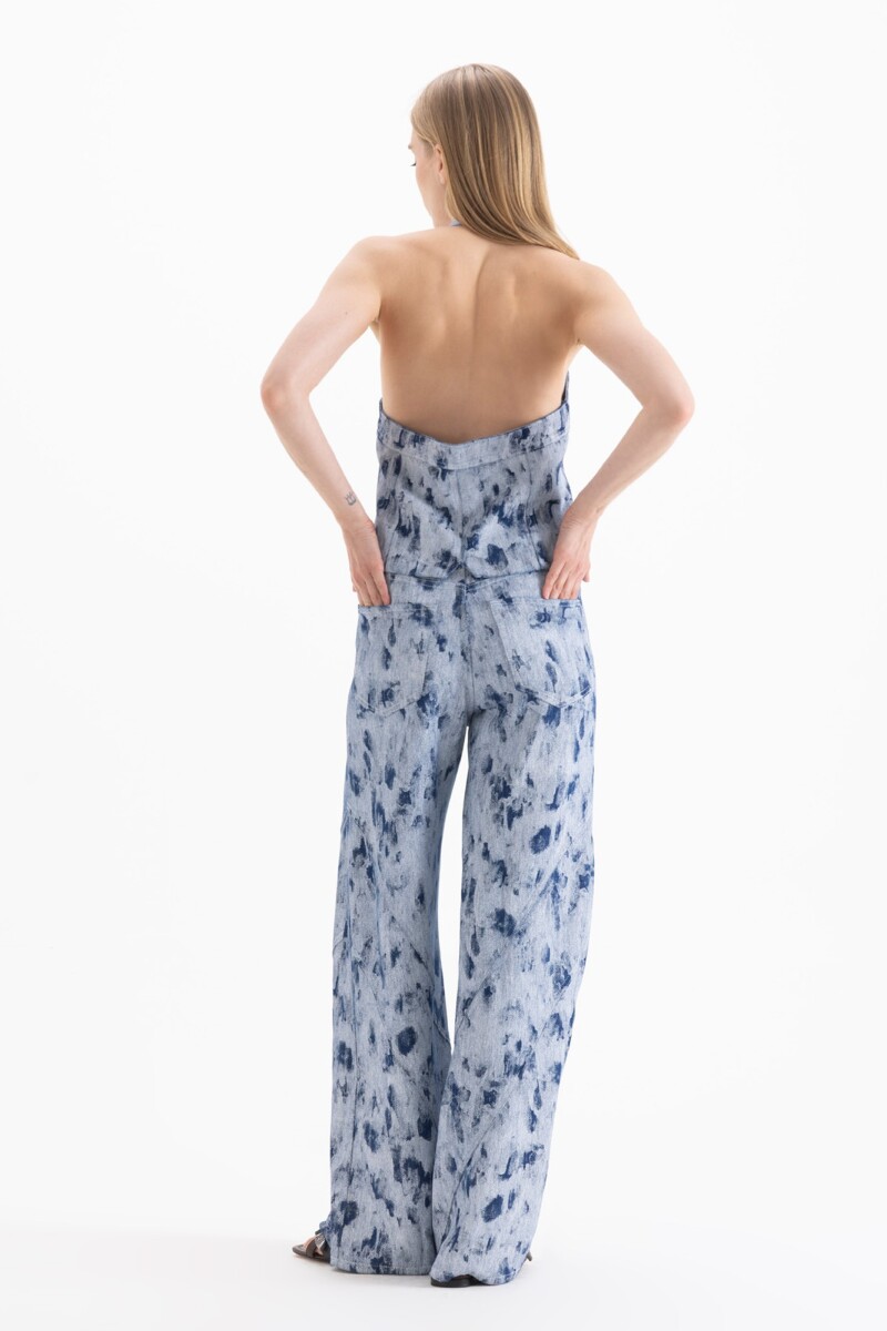 PANTALON ALMA Celeste