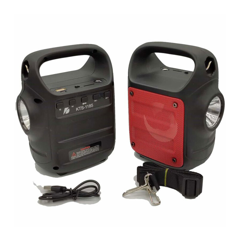 Parlante activo portátil bluetooth KTS1185 3" para camping con linterna Parlante activo portátil bluetooth KTS1185 3" para camping con linterna
