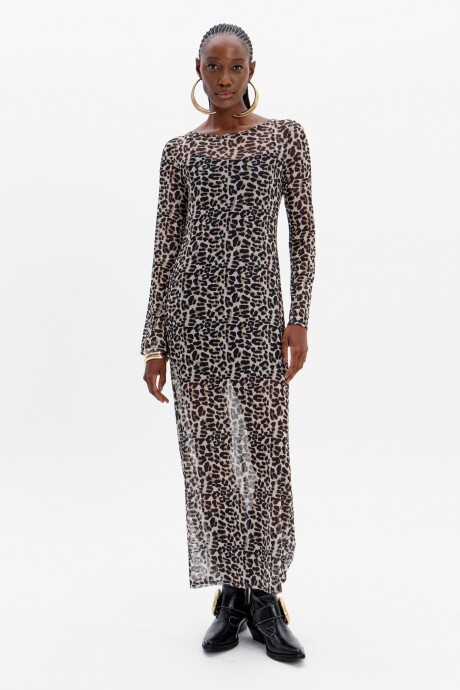 Vestido Bea Animal Print