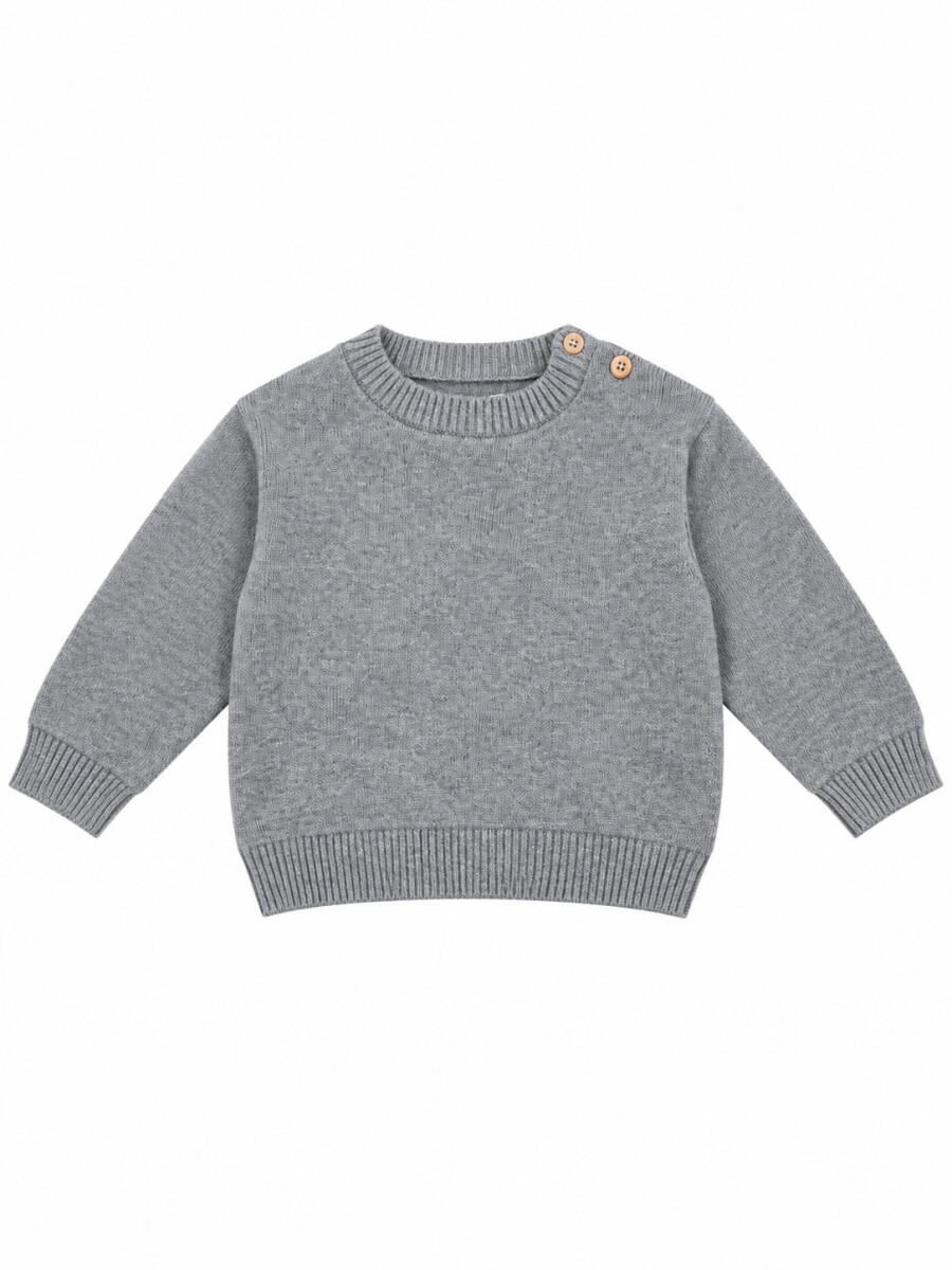 BUZO POLINO - GRIS MELANGE M 