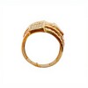 Anillo Tiras -Oro bajo-Piedra Zirconia-AN8216 conpiedra
