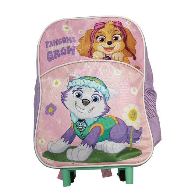 Mochila Infantil Disney Paw Patrol con rueditas Rosa - Lila