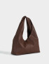 Saca Cartera Shopper Combinada - Marron Chocolate