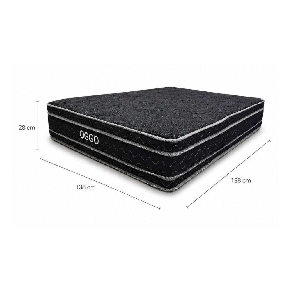 COLCHÓN - MEGA BLACK 2 PLAZAS 100% ESPUMA COLCHÓN - MEGA BLACK 2 PLAZAS 100% ESPUMA