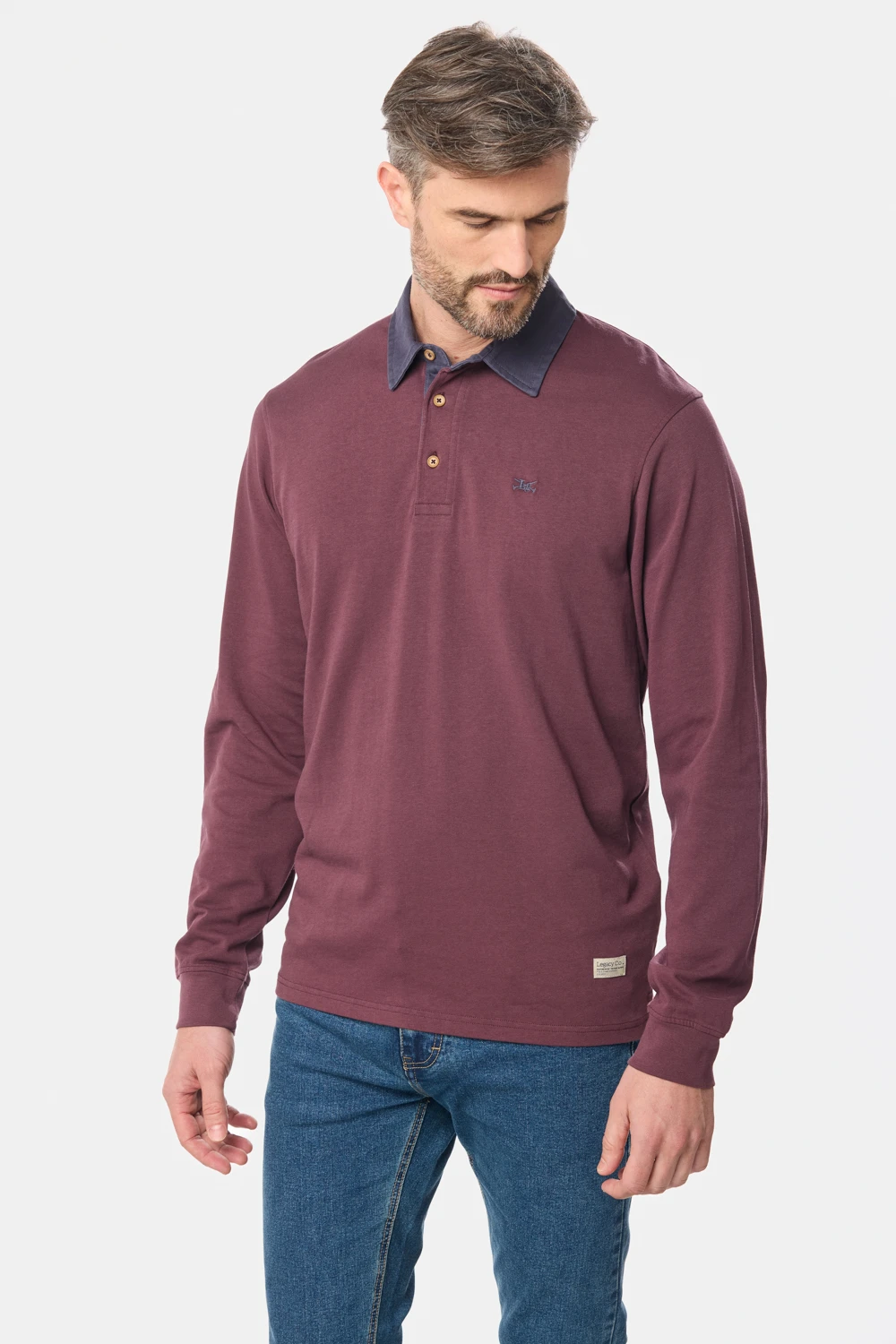 POLO JERSEY LISA Bordo