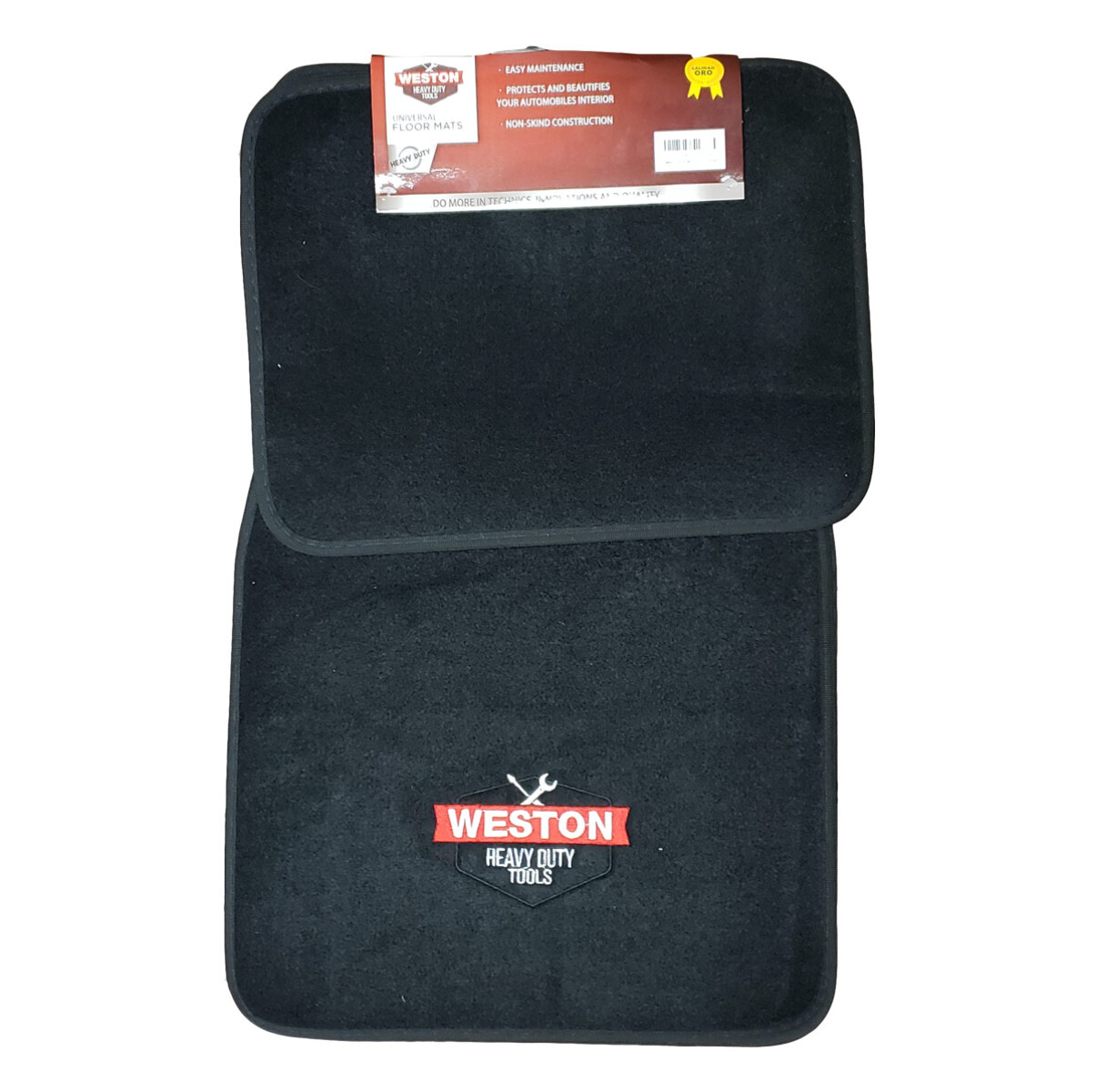 ALFOMBRAS - 4 PIEZAS MOQUETTE LOGO WESTON - 