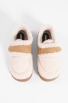 Pantufla corderito suede camel