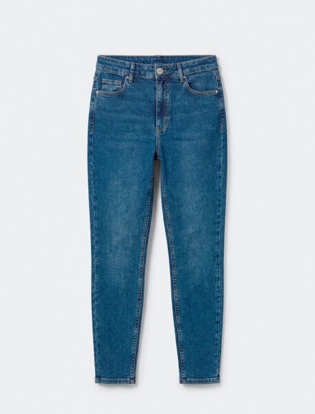 PANTALÓN DE JEAN MODELO SKINNY AZUL