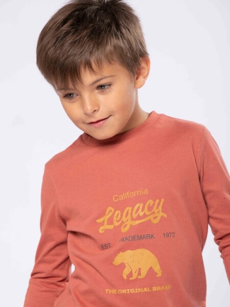 T-SHIRT LEGACY 5664 KIDS TERRACOTA