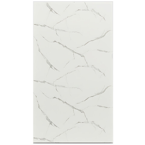 Pack x5 Placa PVC Símil Mármol 2,44x1,22m 3mm Resistente Gris Claro 1