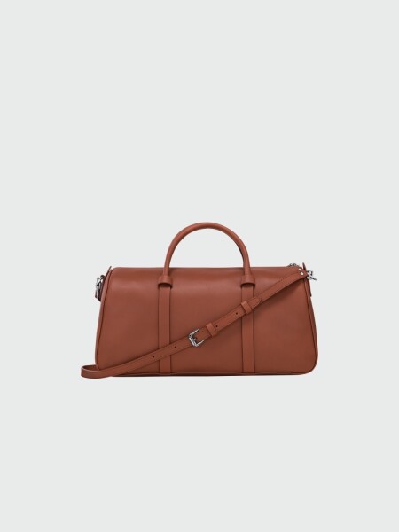 Longchamp- bolso de cuero L, DAYLONG Marrón