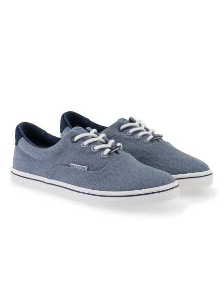 CHAMPION DE TELA CON CORDONES Celeste